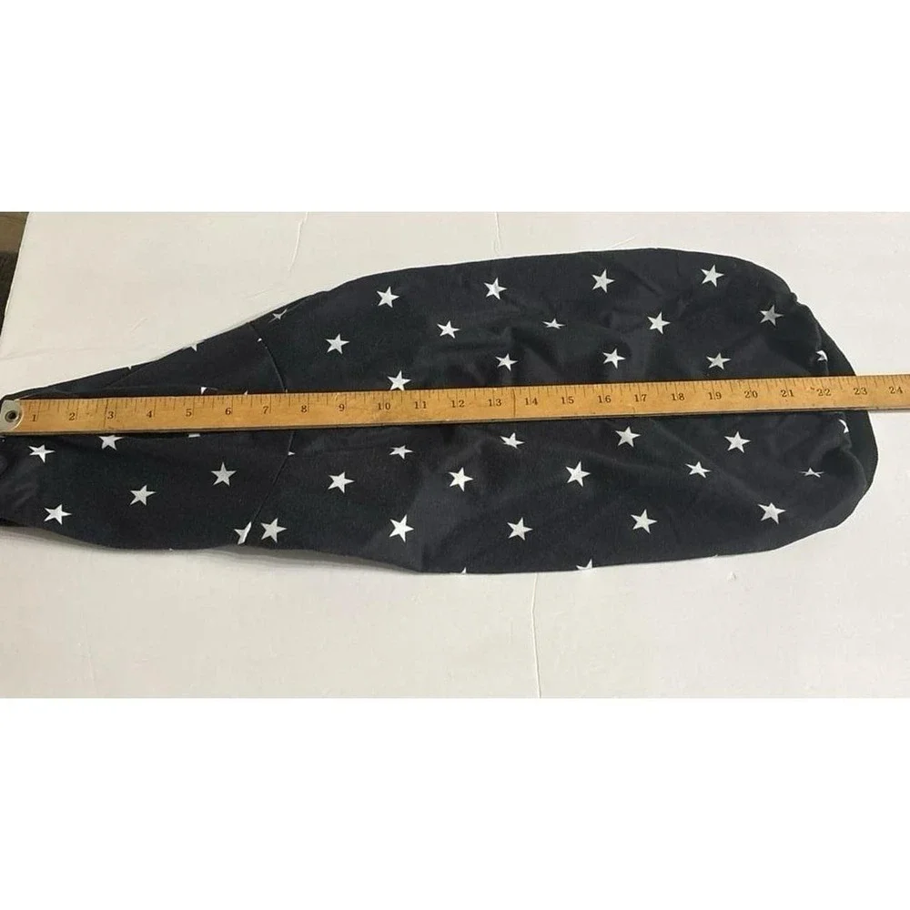 Dog Black & White Star Hooded Shirt (Medium)